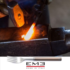 Eme Forged bestekset 75-delig, 12-persoons