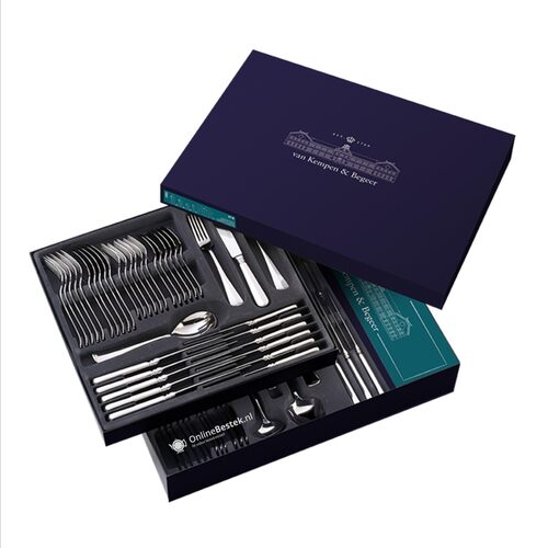 Kempen & Begeer Haags Lofje Bestekset 90-delig, 9-persoons | OnlineBestek.nl