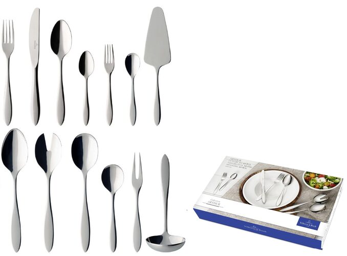 Villeroy en boch arthur mat bestekset 68-delig (online) kopen? | OnlineBestek.nl