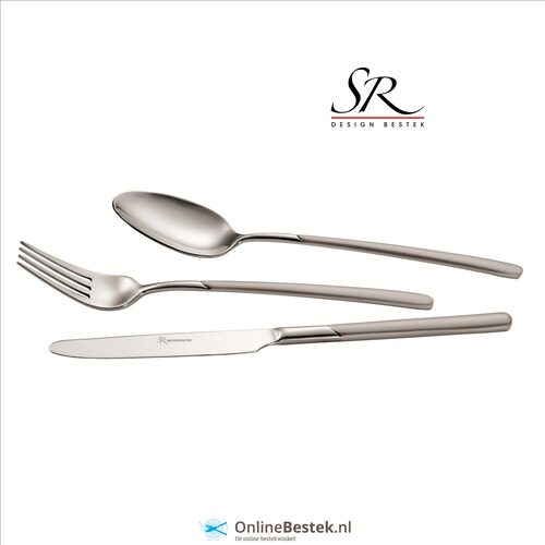 SR-design Pure mat bestekset 88-delig (online) kopen? | OnlineBestek.nl