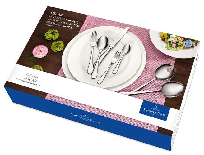 Villeroy & Boch Oscar bestekset 68-delig 12 persoons (online) kopen? | OnlineBestek.nl